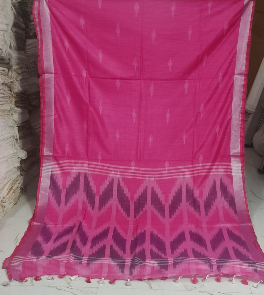 Handwoven Ikkat Design Saree