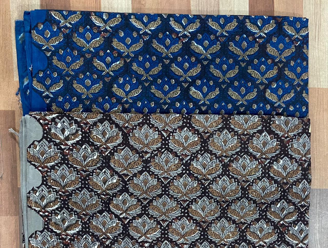 Natural Indigo & Kashish Block Printing Fabric