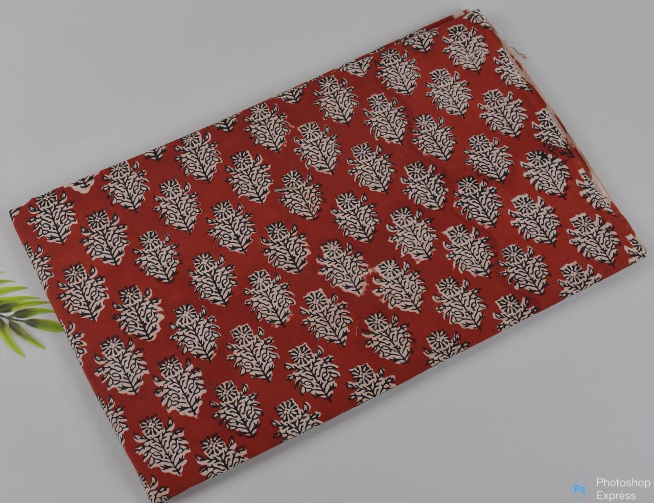 Syahi & Begar (Natural Color) Hand Block Printing Fabric