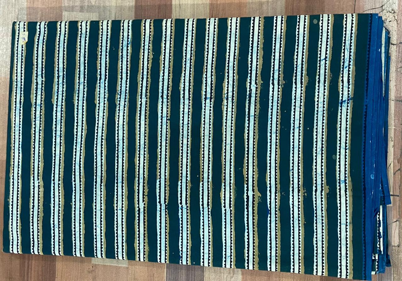 Natural Indigo & Kashish Block Printing Fabric