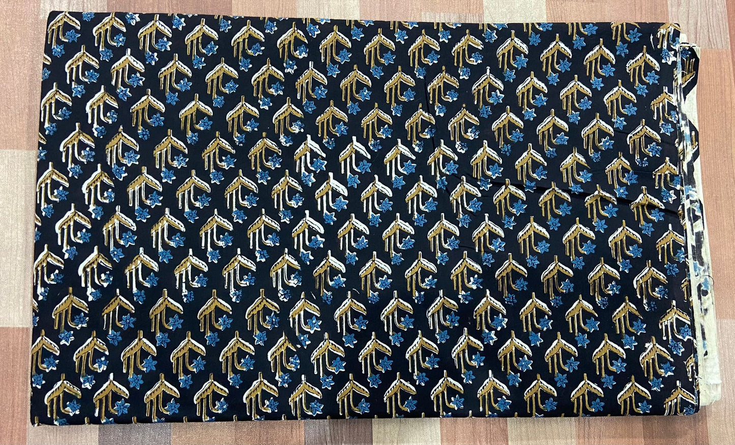 Natural Indigo & Kashish Block Printing Fabric