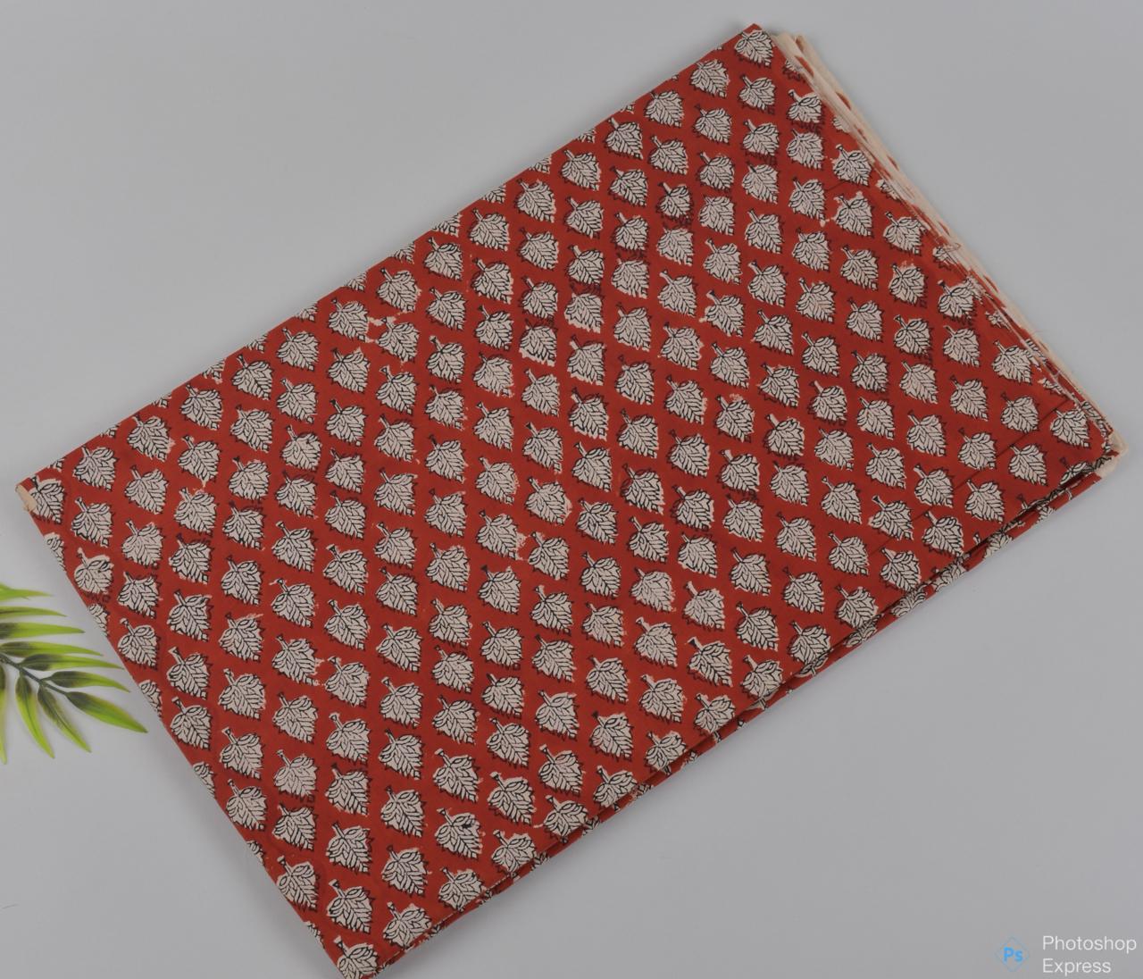 Syahi & Begar (Natural Color) Hand Block Printing Fabric