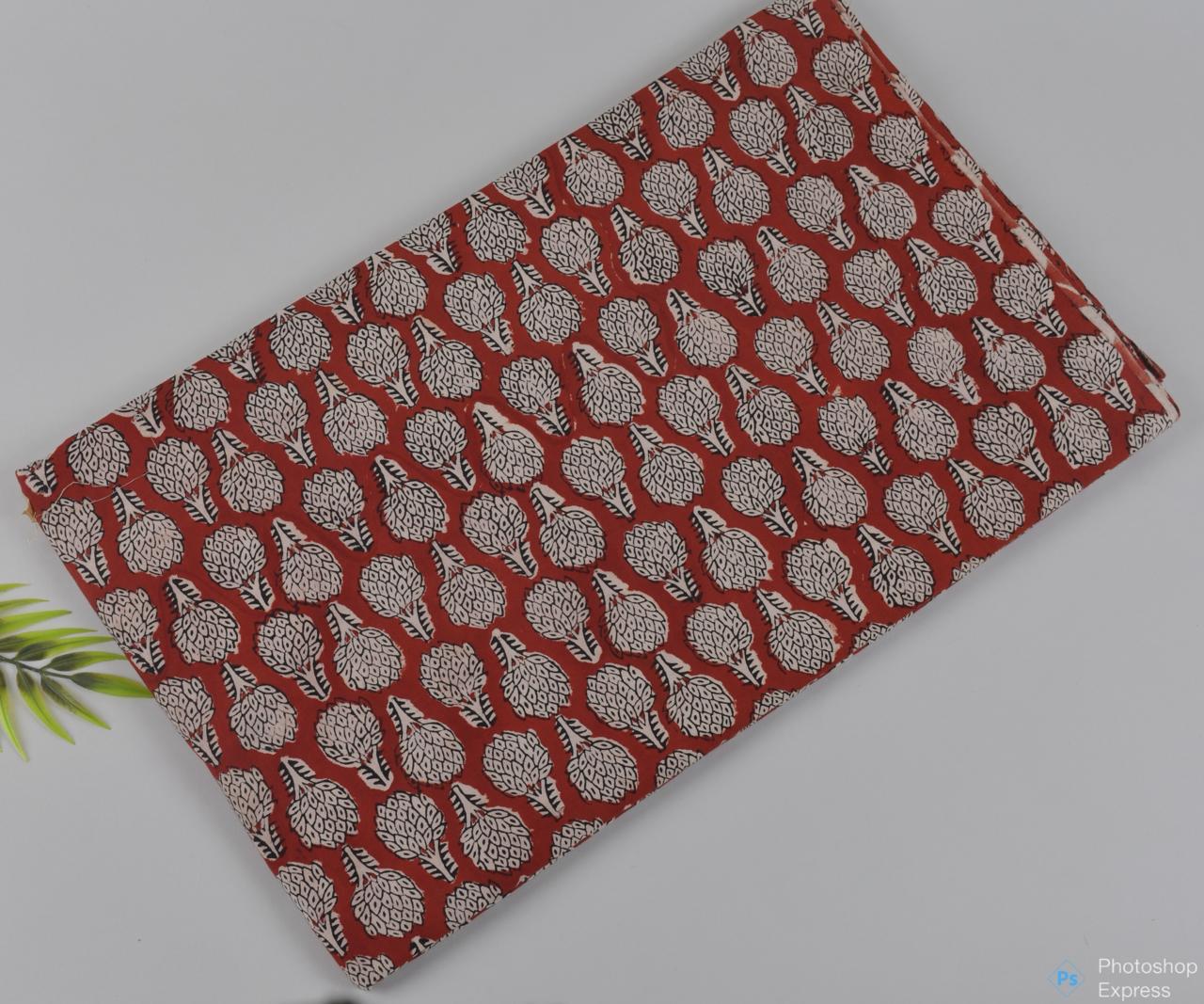 Syahi & Begar (Natural Color) Hand Block Printing Fabric