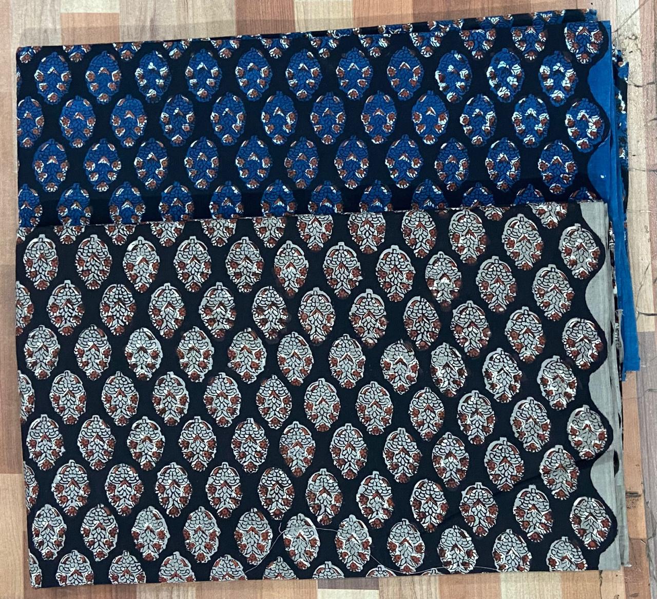 Natural Indigo & Kashish Block Printing Fabric