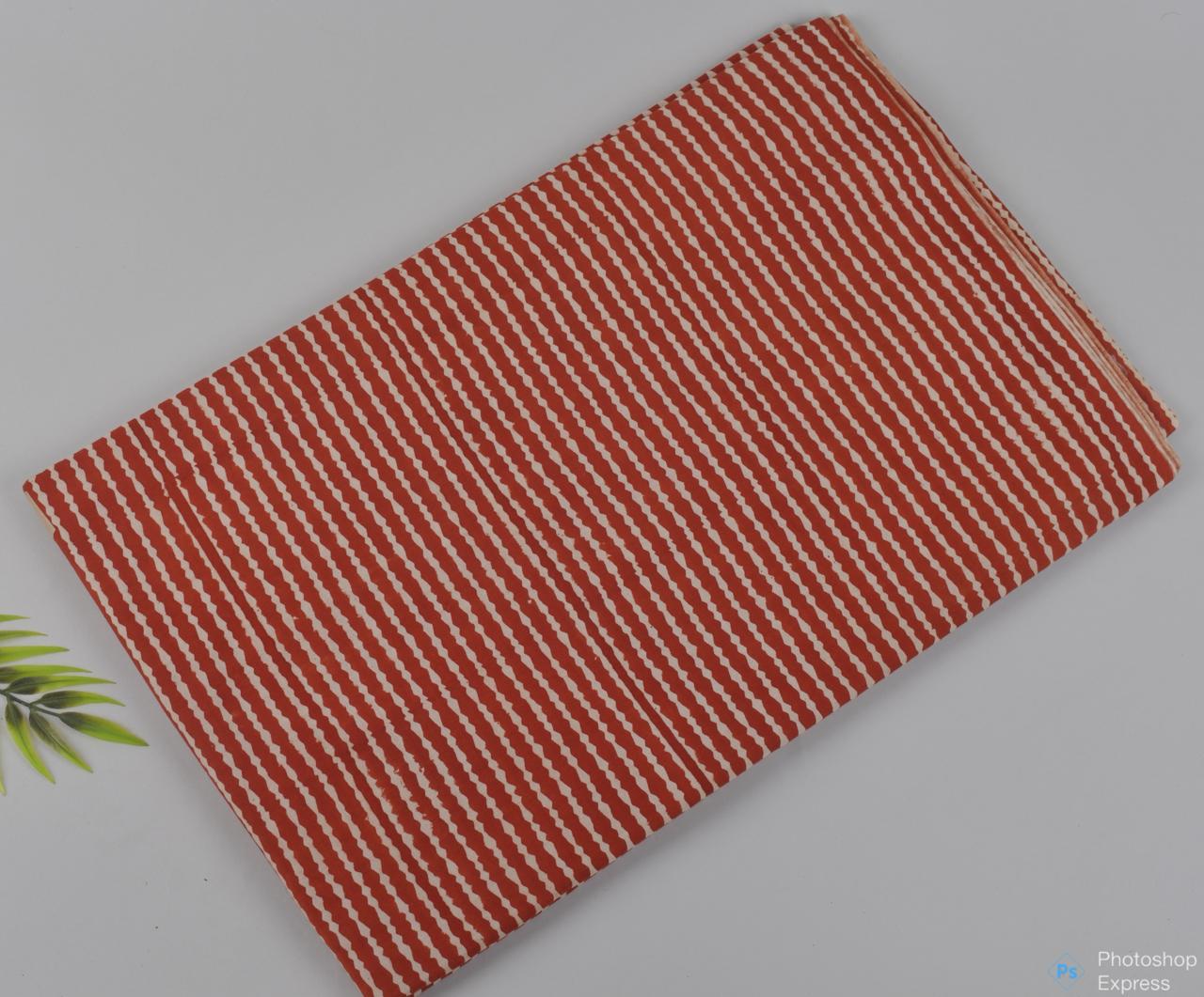 Syahi & Begar (Natural Color) Hand Block Printing Fabric