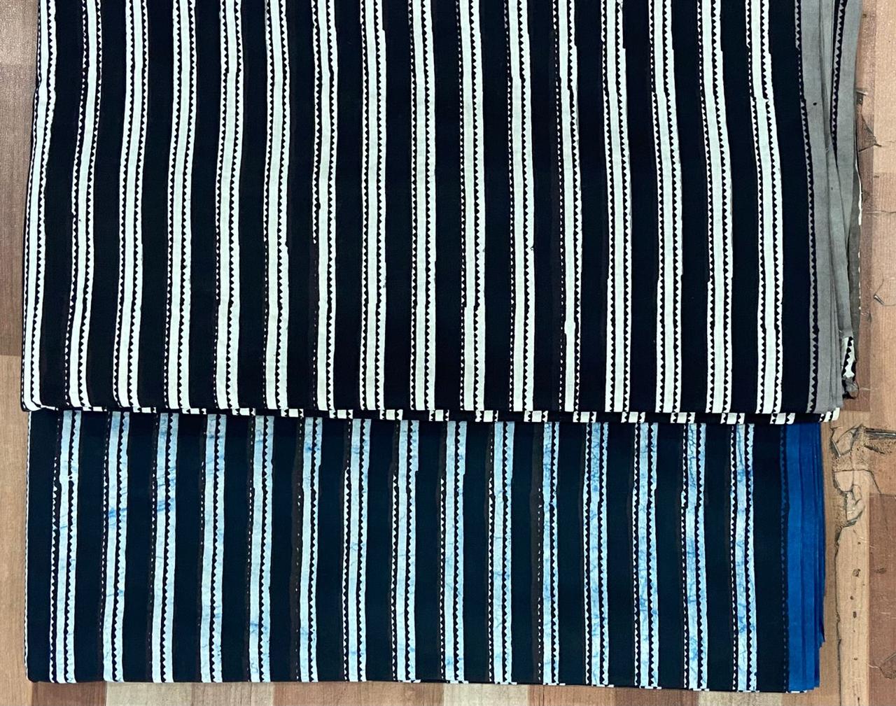 Natural Indigo & Kashish Block Printing Fabric