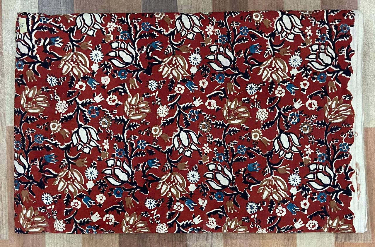 Syahi & Begar (Natural Color) Hand Block Printing Fabric