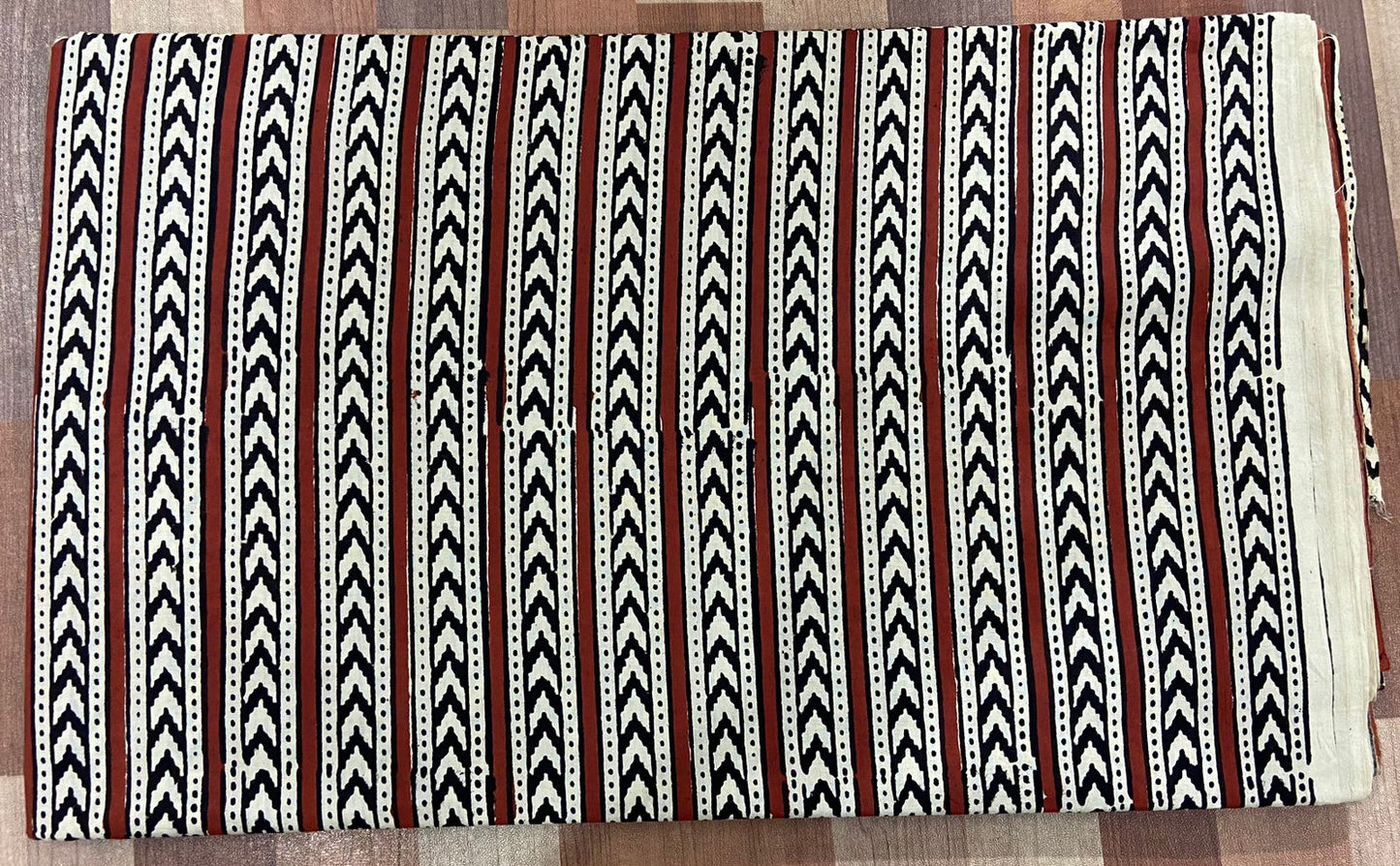 Syahi & Begar (Natural Color) Hand Block Printing Fabric
