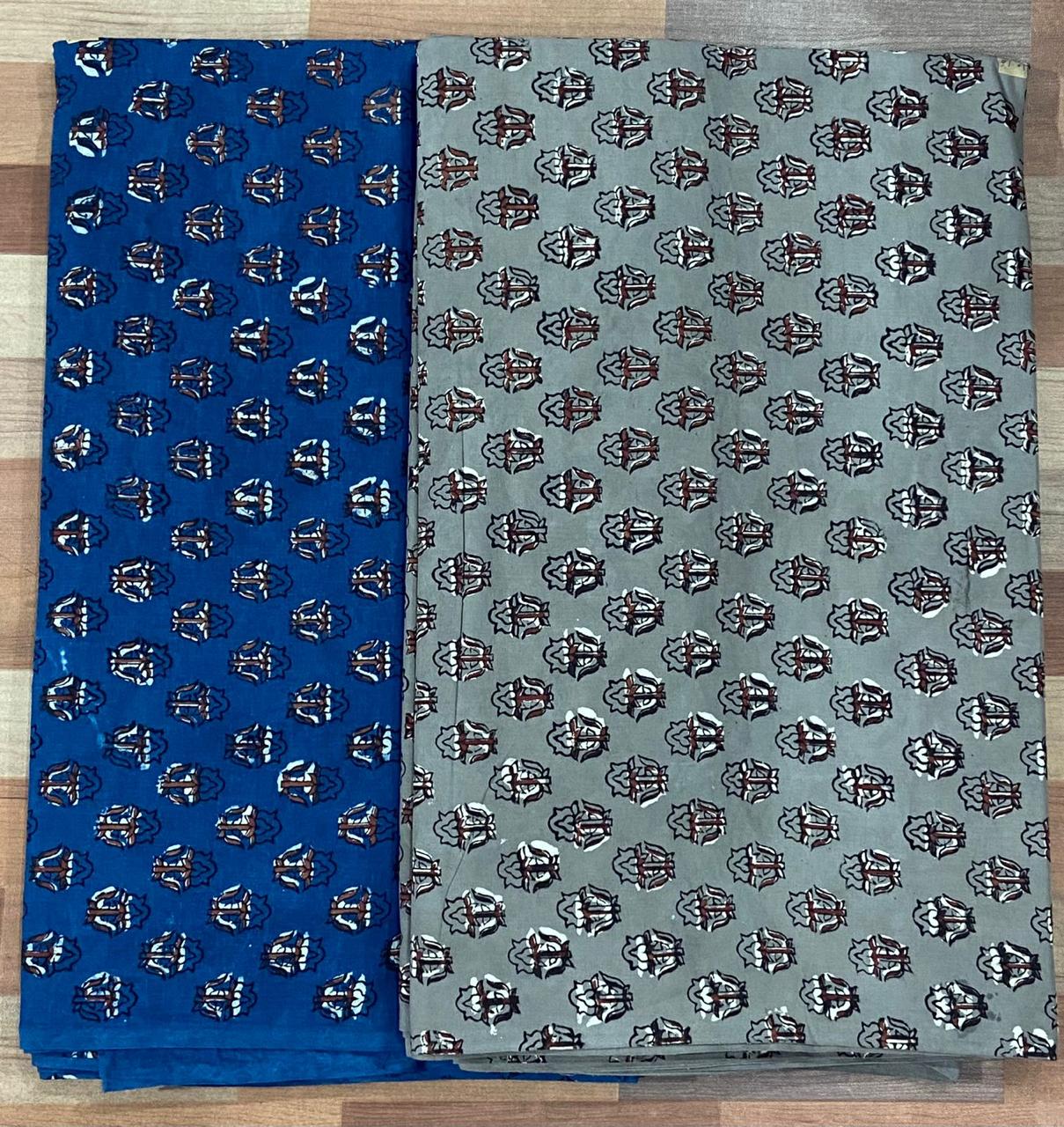 Natural Indigo & Kashish Block Printing Fabric