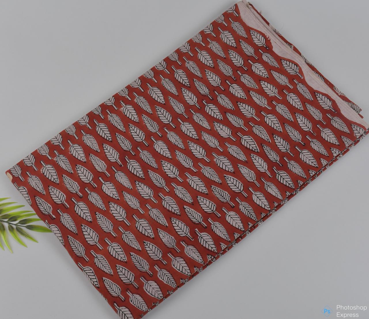 Syahi & Begar (Natural Color) Hand Block Printing Fabric