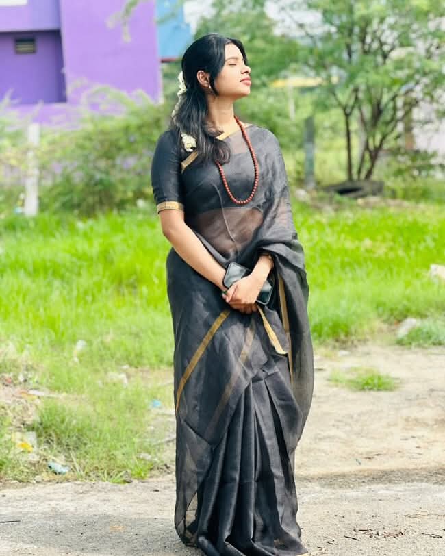 Kota Silk & Viscose Blend Saree with 1" Zari