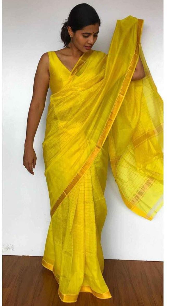 Mangalagiri Silk Blended Saree