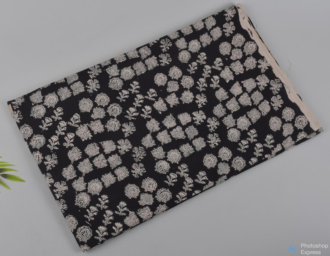 Syahi & Begar (Natural Color) Hand Block Printing Fabric