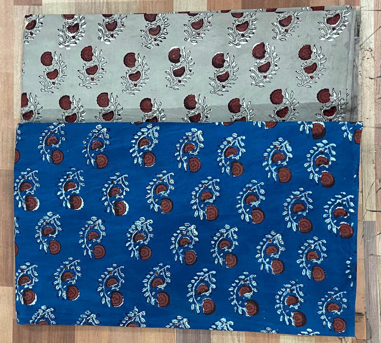 Natural Indigo & Kashish Block Printing Fabric