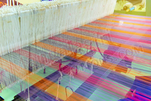 Rambo Stripe Silk Blended Saree @ Rs. 649/-