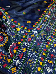 Lambani Hand Crafted Kantha Stitch Saree @ Rs. 1,999/-