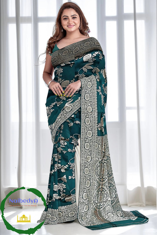 Gorgeous Swarnachuri Saree With Heavy Copper Zari Work