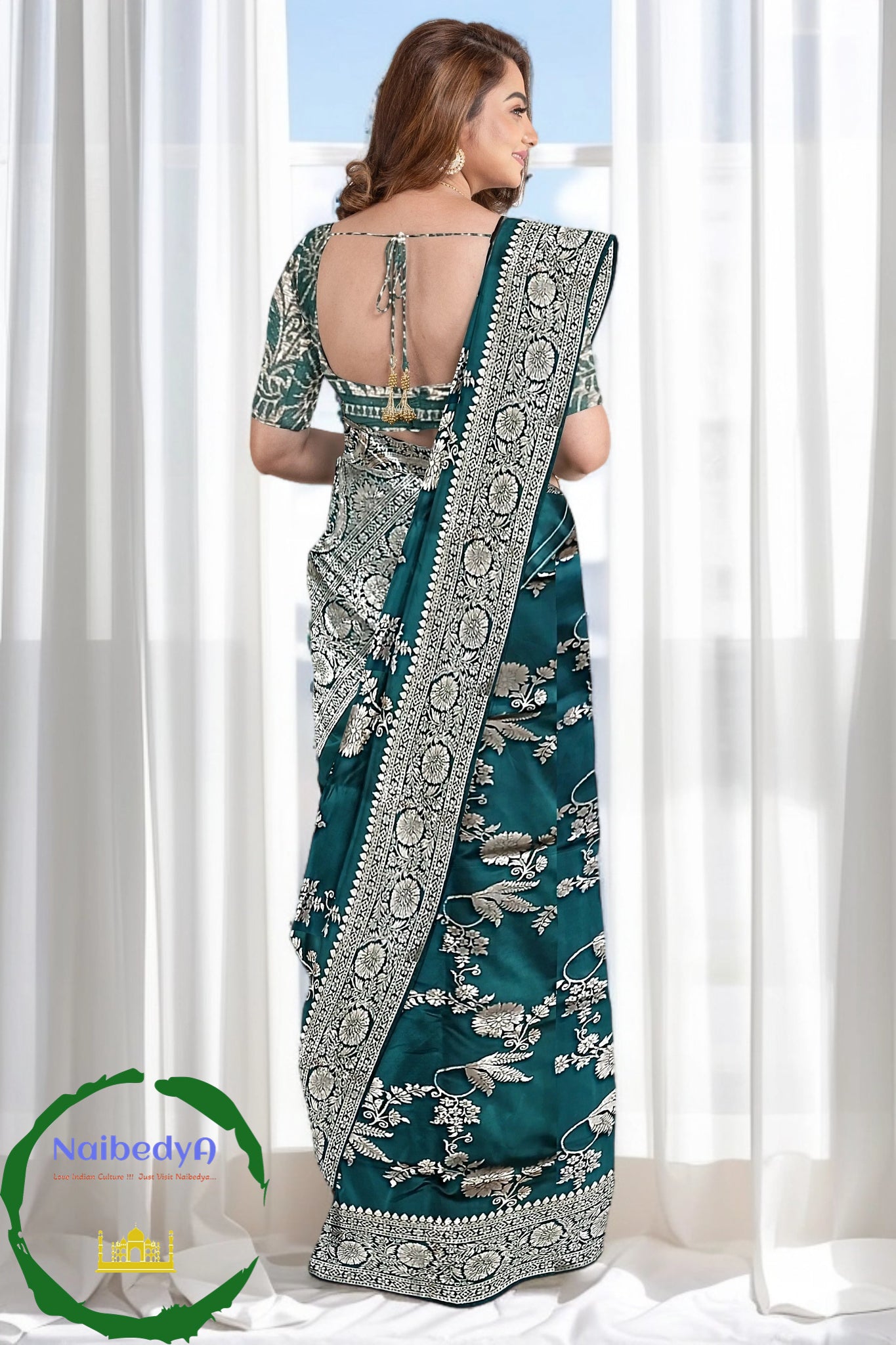 Gorgeous Swarnachuri Saree With Heavy Copper Zari Work