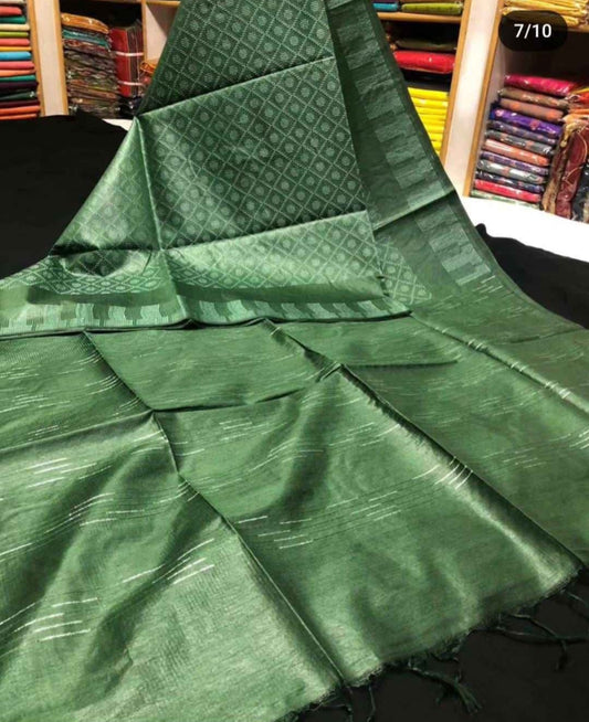 Katali Checks Silk Blended Saree
