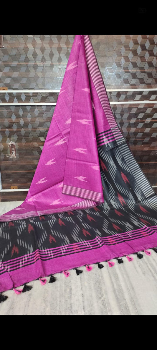 Handwoven Ikkat Design Saree