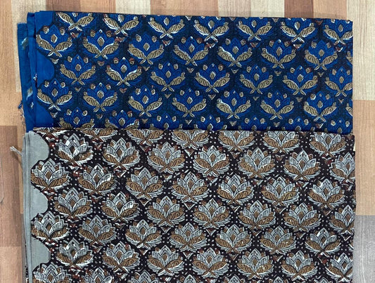 Natural Indigo & Kashish Block Printing Fabric