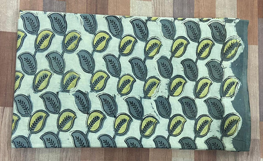 Hand Block Printing Fabric with Synthetic Colors