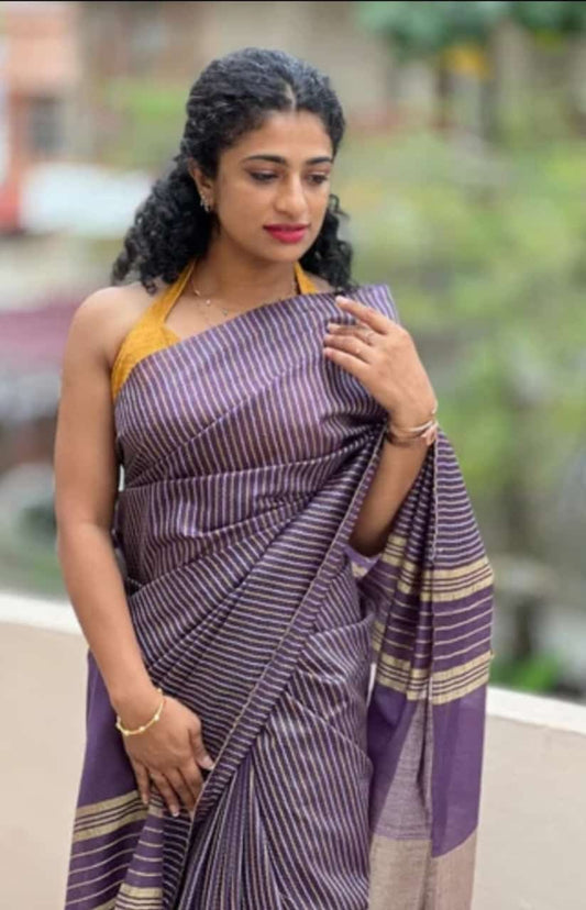 Dobby Design Silk Blended Saree