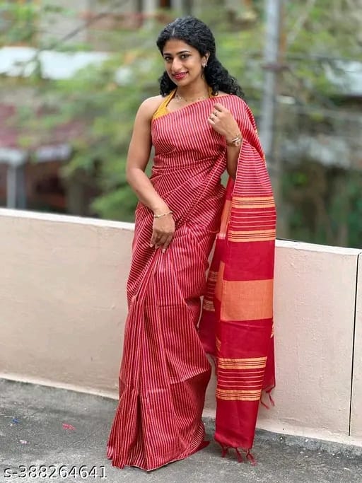 Dobby Design Silk Blended Saree