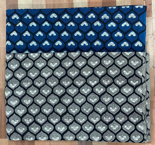 Natural Indigo & Kashish Block Printing Fabric