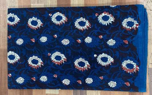 Natural Indigo & Kashish Block Printing Fabric