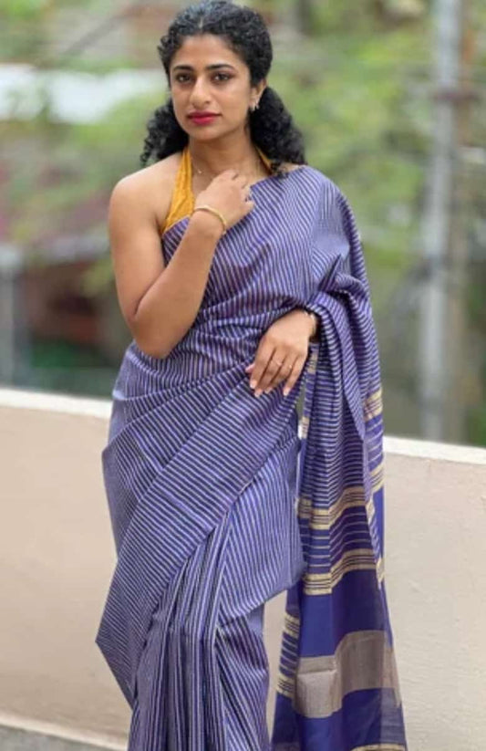 Dobby Design Silk Blended Saree