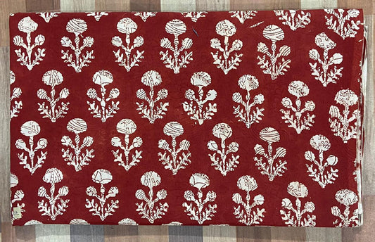 Syahi & Begar (Natural Color) Hand Block Printing Fabric