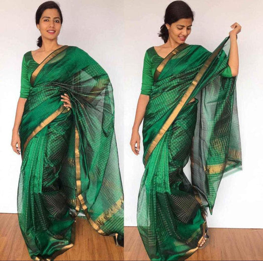 Mangalagiri Silk Blended Saree