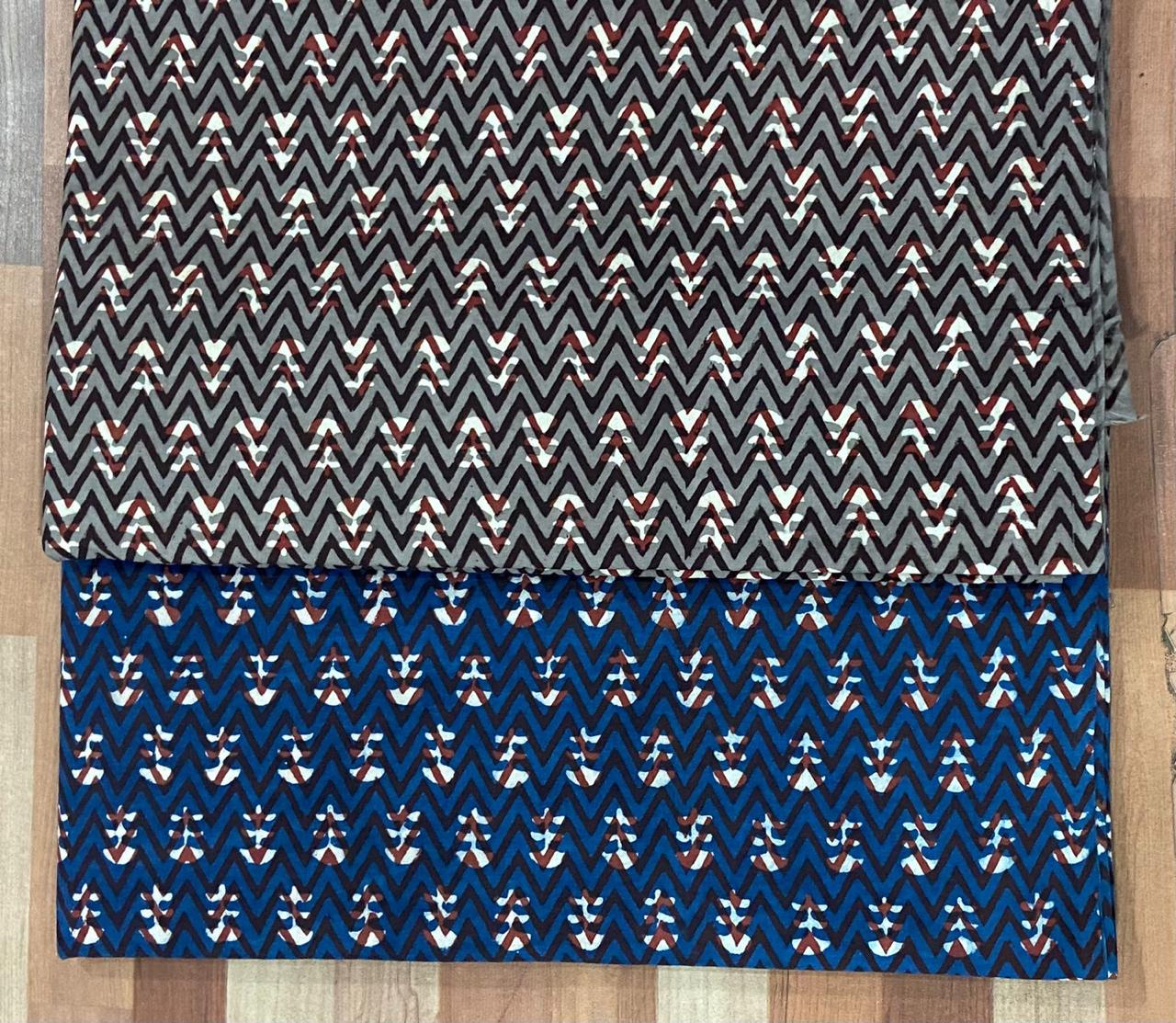 Natural Indigo & Kashish Block Printing Fabric
