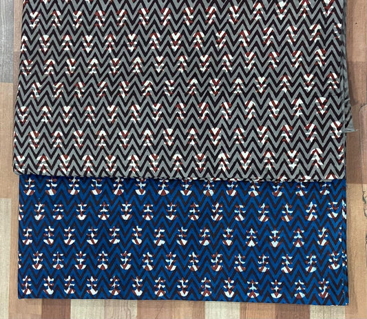 Natural Indigo & Kashish Block Printing Fabric