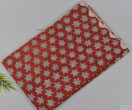 Syahi & Begar (Natural Color) Hand Block Printing Fabric