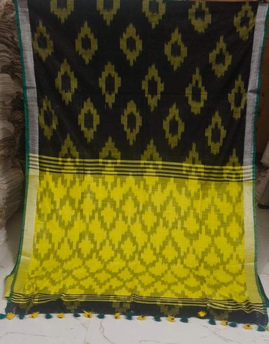 Handwoven Ikkat Design Saree