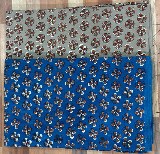 Natural Indigo & Kashish Block Printing Fabric