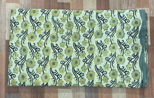 Hand Block Printing Fabric with Synthetic Colors