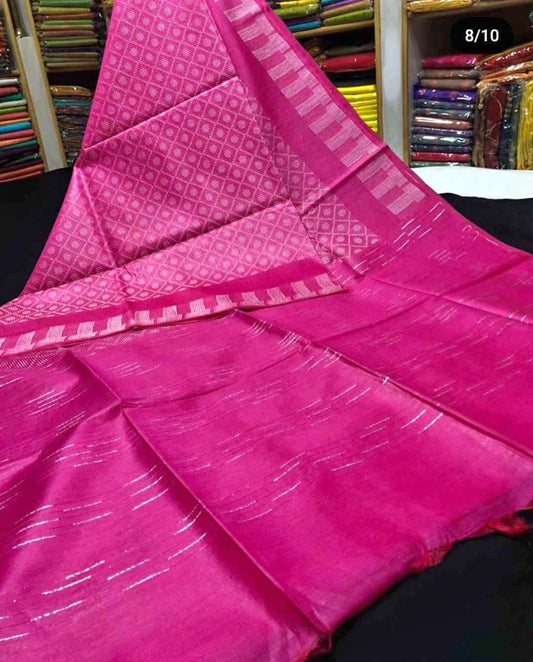Katali Checks Silk Blended Saree