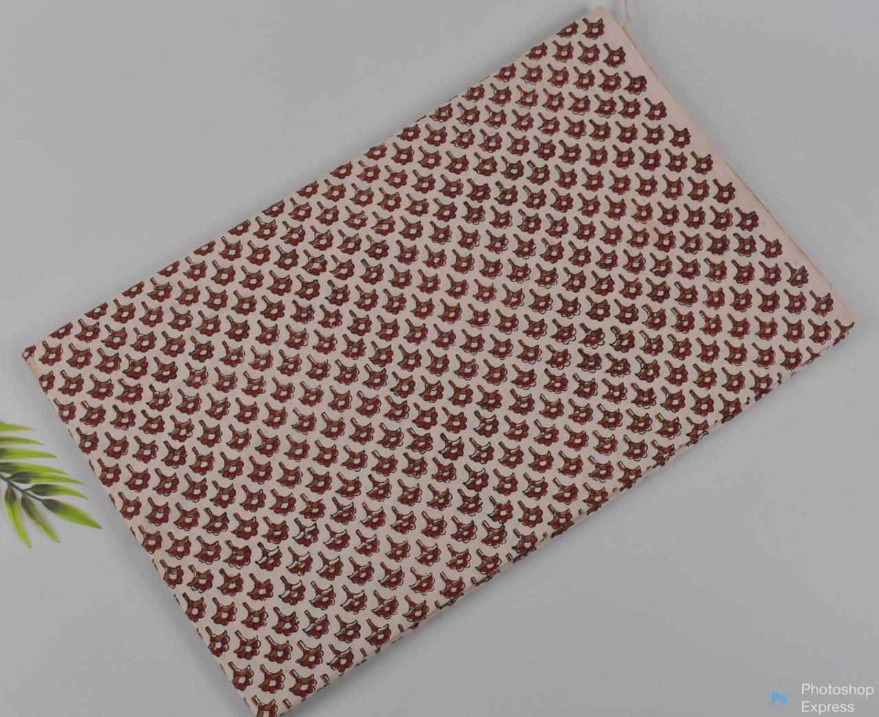 Syahi & Begar (Natural Color) Hand Block Printing Fabric