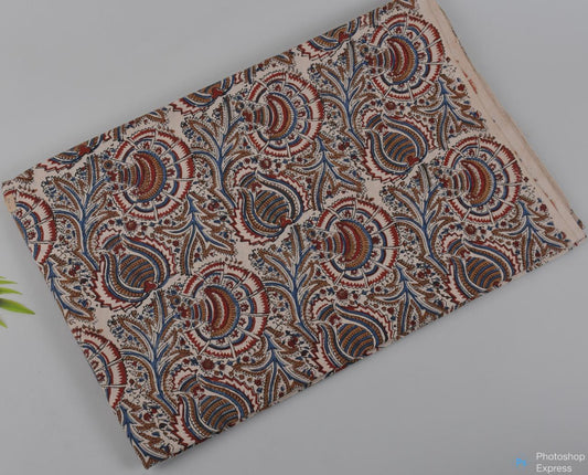 Syahi & Begar (Natural Color) Hand Block Printing Fabric