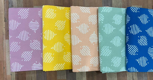 White Khari Hand Block Printing Fabric
