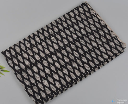 Syahi & Begar (Natural Color) Hand Block Printing Fabric