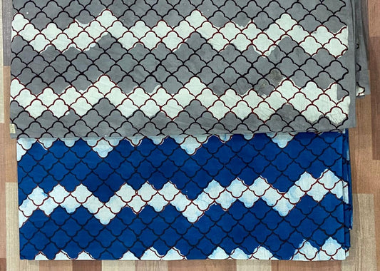 Natural Indigo & Kashish Block Printing Fabric