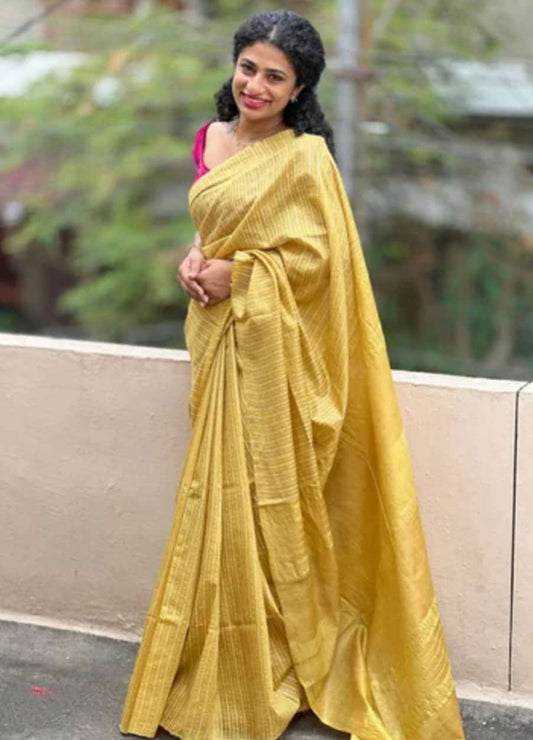 Dobby Design Silk Blended Saree