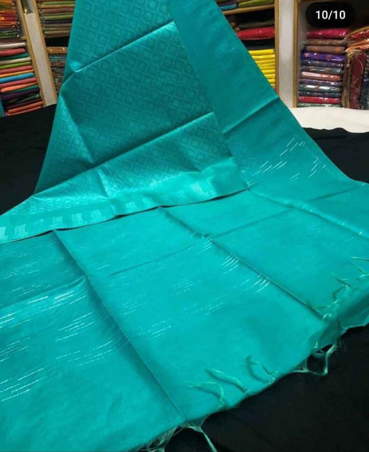 Katali Checks Silk Blended Saree