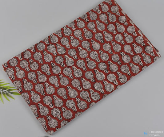 Syahi & Begar (Natural Color) Hand Block Printing Fabric