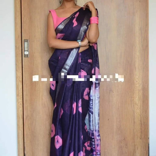 Handcrafted Shibori & Bandhani Technique Saree