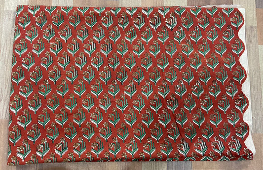 Syahi & Begar (Natural Color) Hand Block Printing Fabric